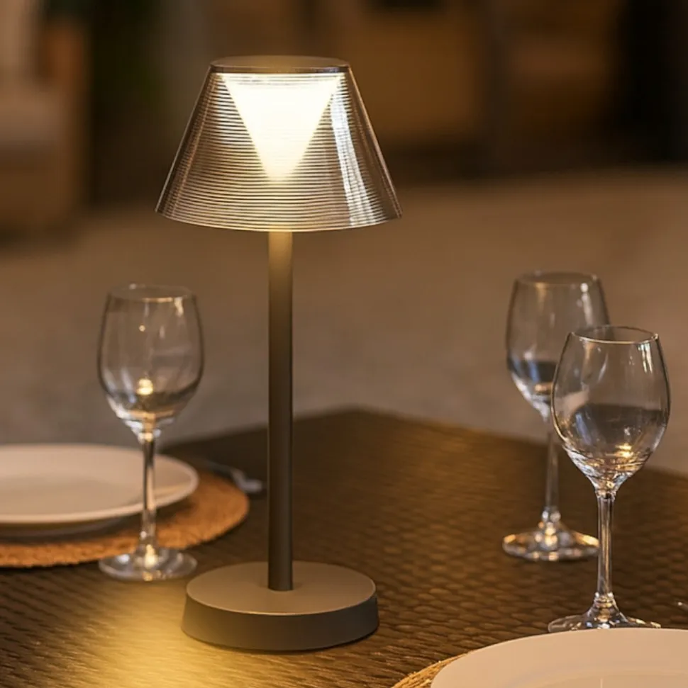 Lolita tl lampada da tavolino per esterno grigio portatile