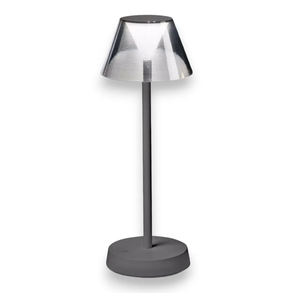 Lolita tl lampada da tavolino per esterno grigio portatile