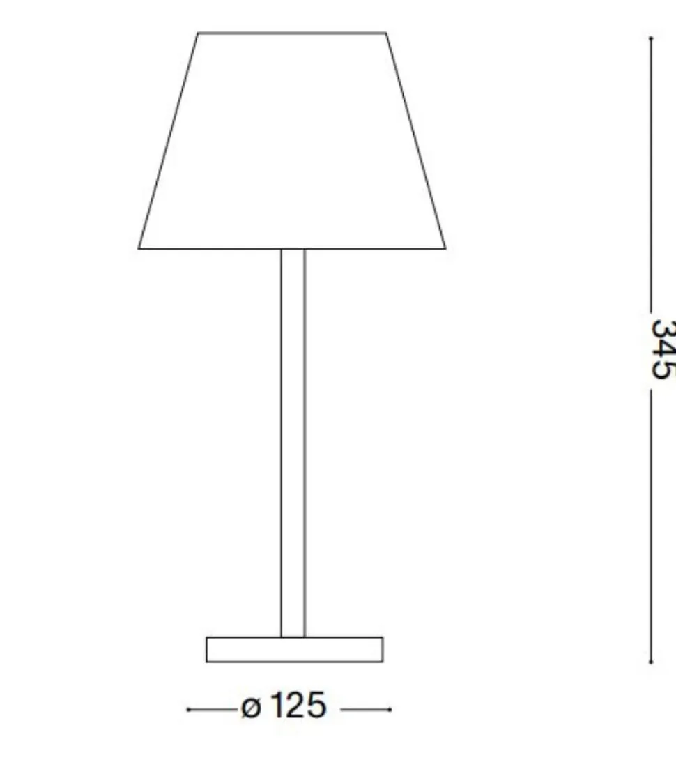 Lolita tl lampada da tavolino per esterno grigio portatile