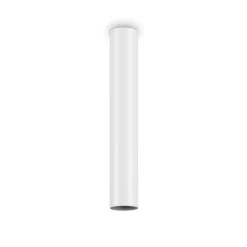 Look pl1 ideal lux faretto da soffitto cilindro metallo bianco