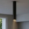 Look pl1 ideal lux faretto da soffitto cilindro nero