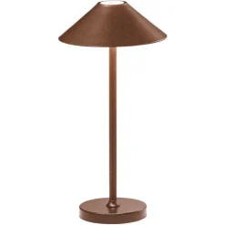 Lt moon ondaluce lampada da tavolino bar corten led senza fili ip54