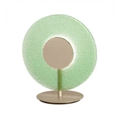 Lt candy ondaluce abat-jour moderna vetro verde led design