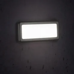 Luce segnapasso da esterno antracite led 6w 3000k 4000k