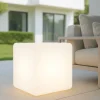 Luna pt1 d30 lampada da esterno cubo ideal lux