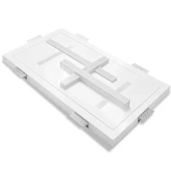 Magnesia faretto di gesso sforzin 30w 3000k incasso controsoffitto soggiorno