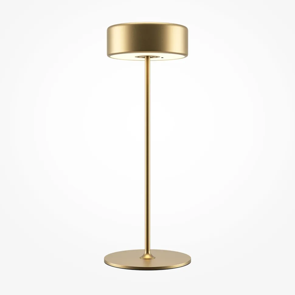 Maytoni ai collaboration lampada da tavolino portatile oro led da 2200k a 4000k