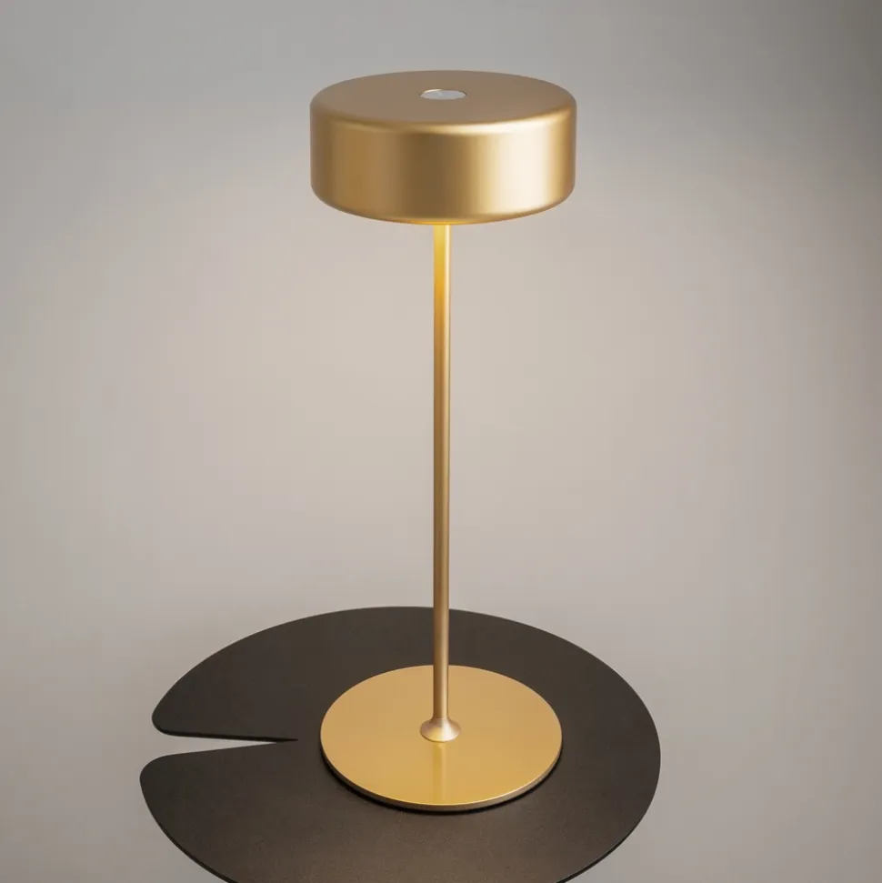 Maytoni ai collaboration lampada da tavolino portatile oro led da 2200k a 4000k