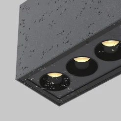 Maytoni ares plafoniera da esterno rettangolare led 3000k ip54