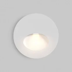 Maytoni bil segnapasso da incasso per esterno rotondo bianco led 3000k ip54