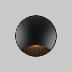 Maytoni biscotti segnapasso da esterno tondo colore nero led 3000k ip65