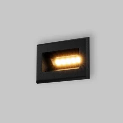 Maytoni bosca segnapasso da esterno nero moderno led 3000k ip65