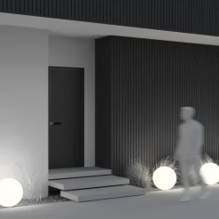 Maytoni erda lampada da esterno design minimal con picchetto ip54