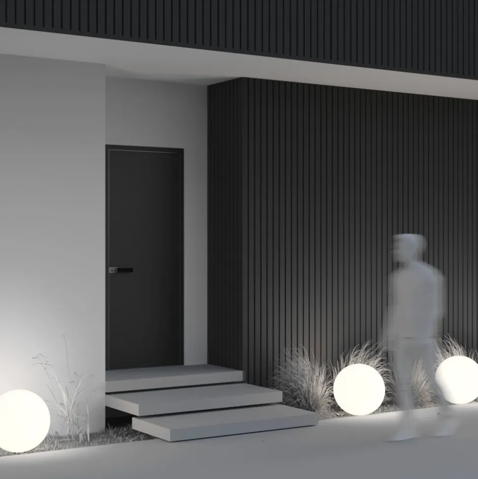 Maytoni erda lampada da esterno design minimal con picchetto ip54