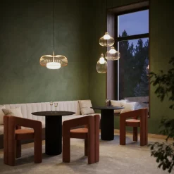Maytoni levitation lampadario per cucina traforata