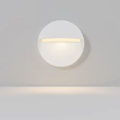 Maytoni mane segnapasso da esterno moderno bianco led 3000k ip54