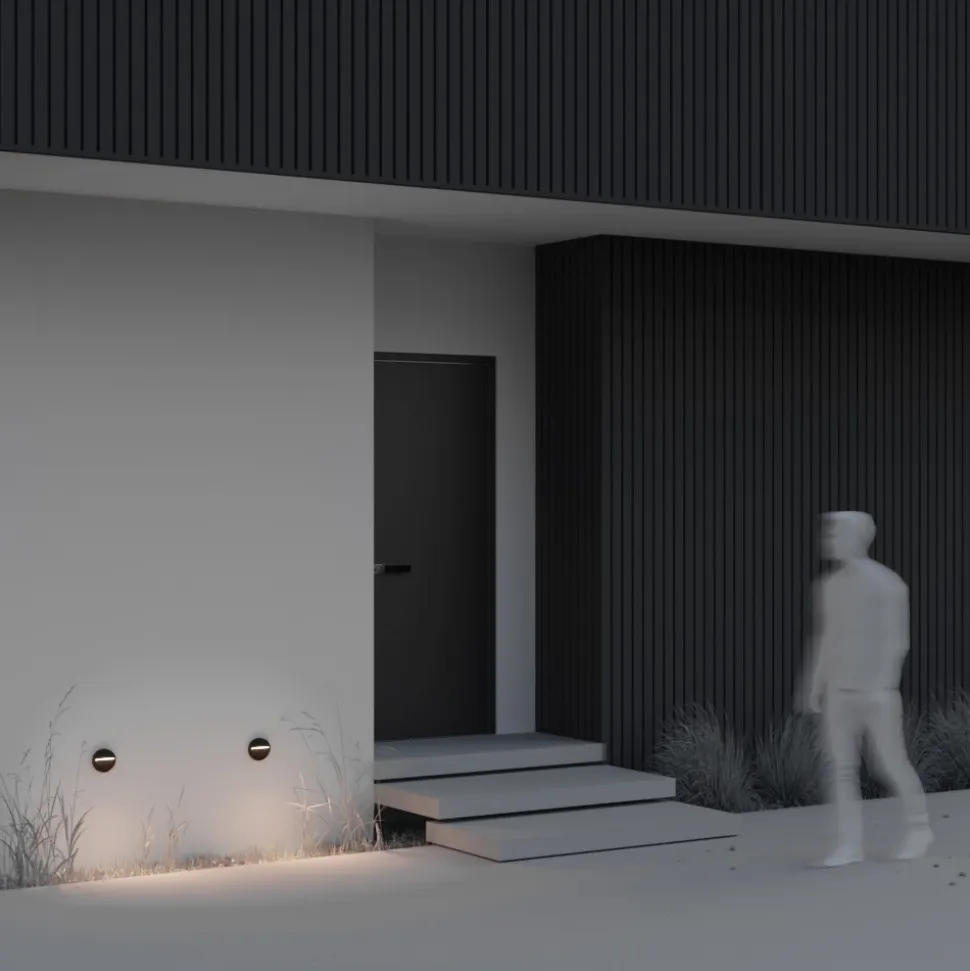Maytoni mane segnapasso per esterno design minimal led 3000k ip54
