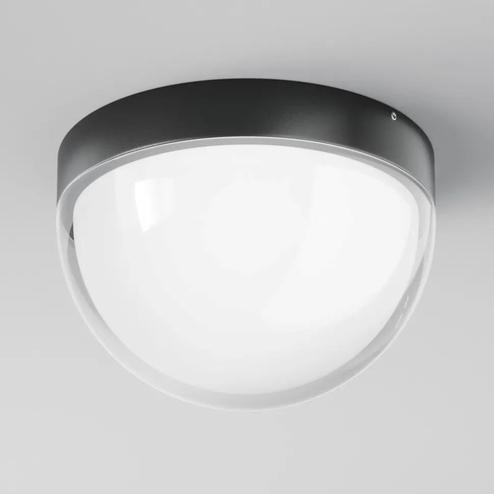 Maytoni mon plafoniera da esterno tonda led 3000k ip65