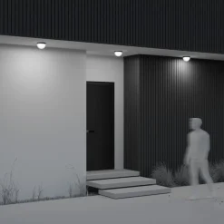Maytoni mon plafoniera da esterno tonda led 3000k ip65