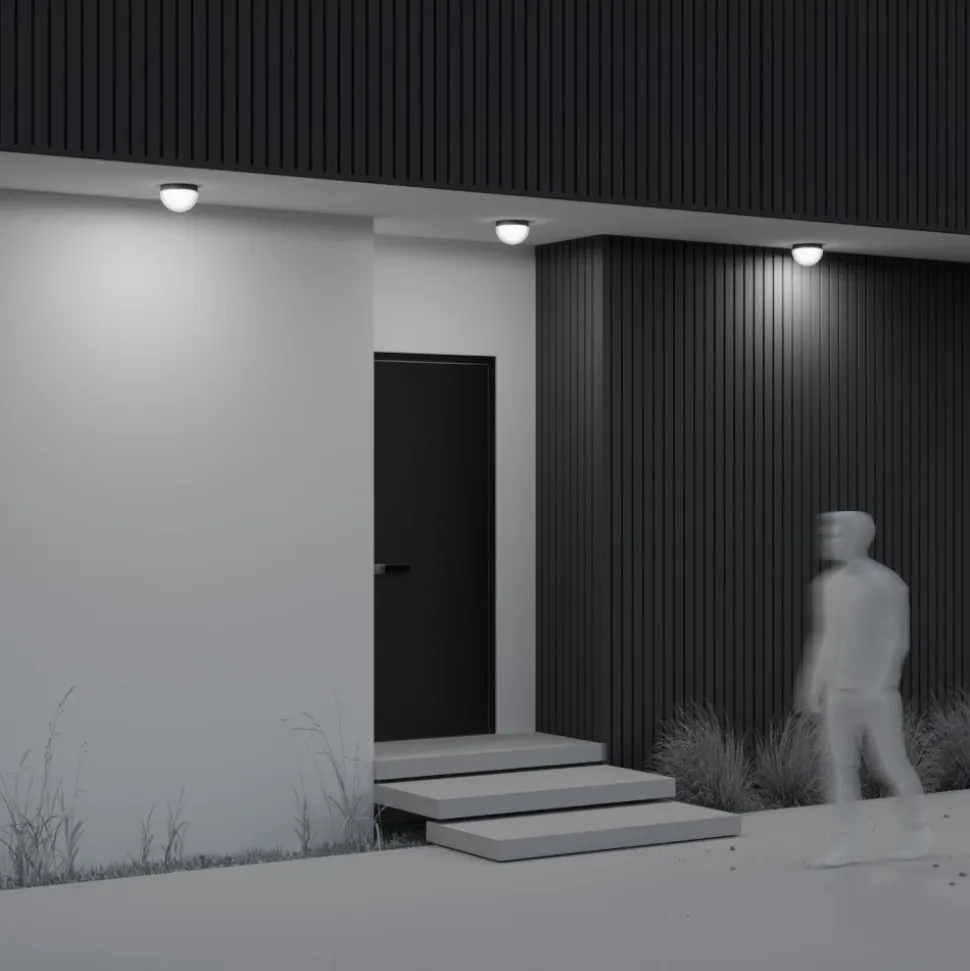 Maytoni mon plafoniera da esterno tonda led 3000k ip65