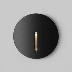 Maytoni segnapasso lock nero led per esterno da incasso 3w 3000k