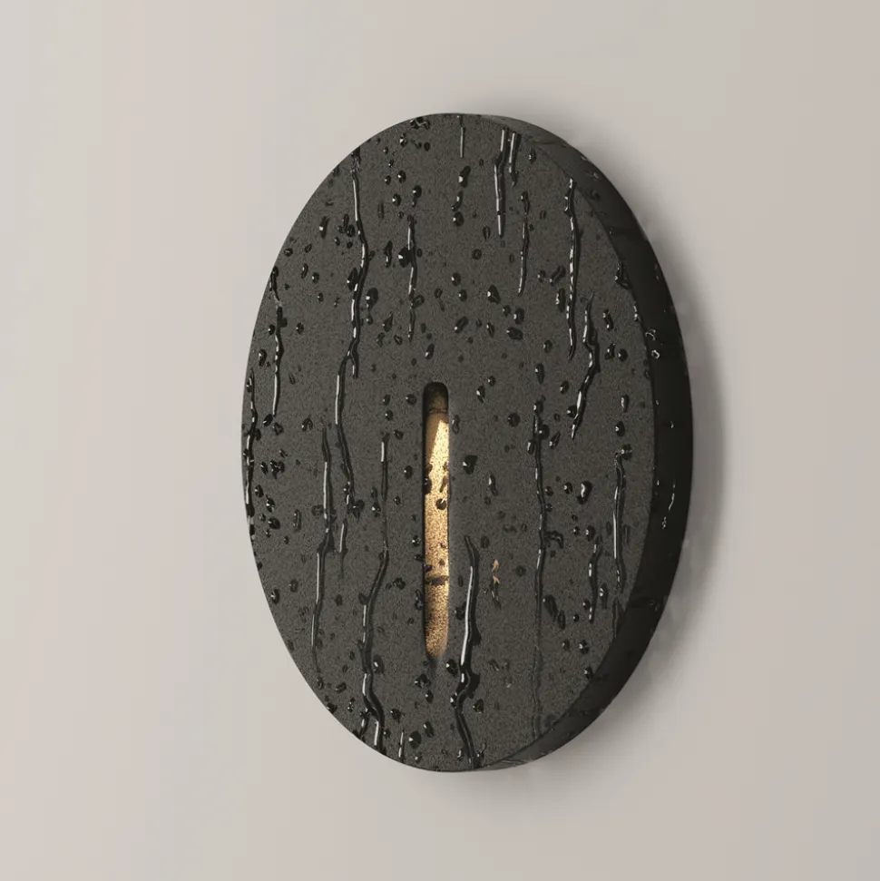Maytoni segnapasso lock nero led per esterno da incasso 3w 3000k