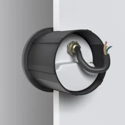 Maytoni segnapasso lock nero led per esterno da incasso 3w 3000k