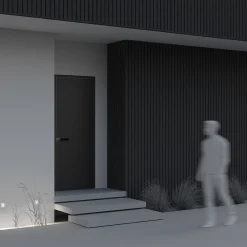 Maytoni via urbana segnapasso da esterno bianco moderno led 4000k ip54