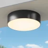 Maytoni zon ip plafoniera da esterno led 3000k ip65 rotonda nera