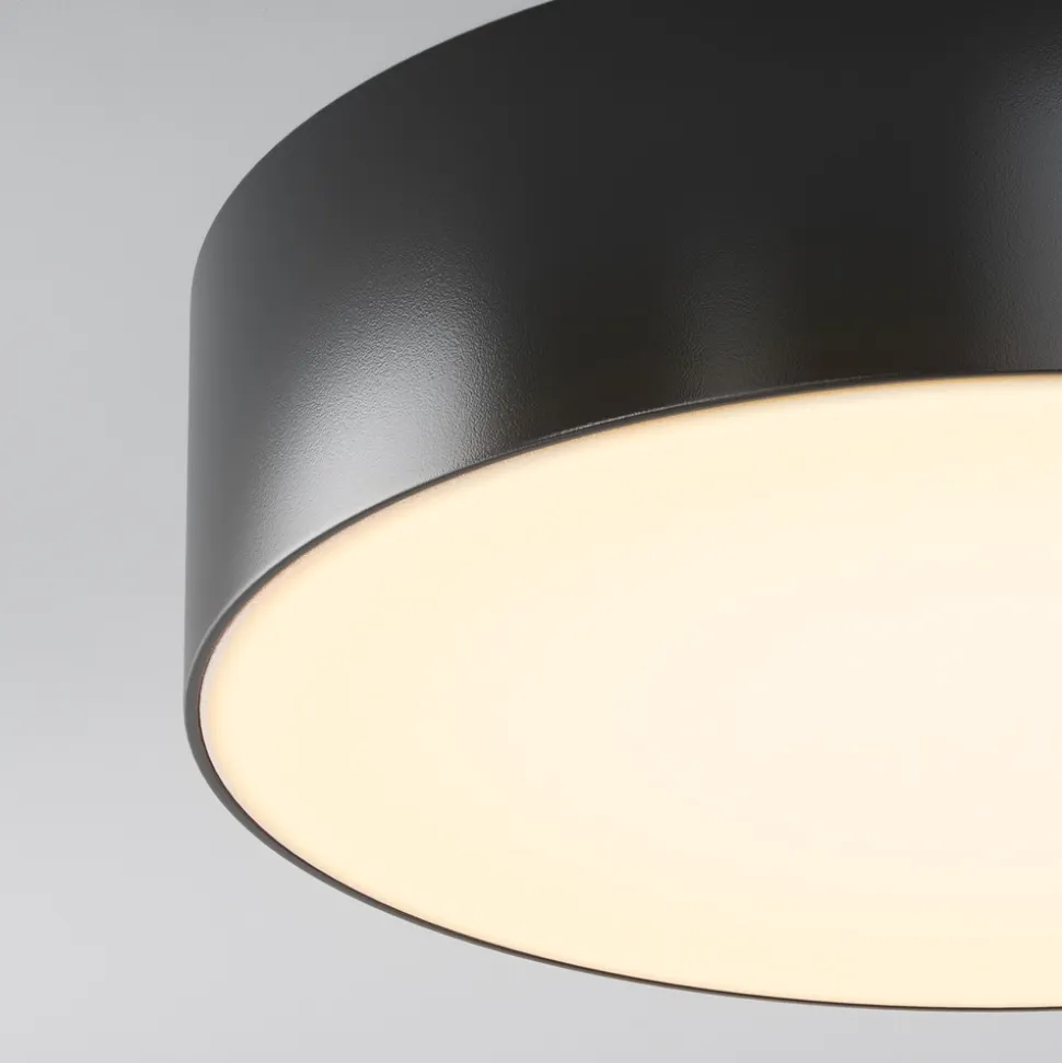 Maytoni zon ip plafoniera da esterno led 3000k ip65 rotonda nera
