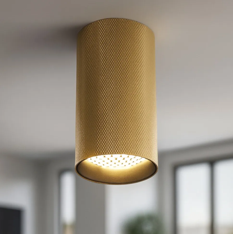 Maytoni artisan faretto da soffitto cilindro oro satinato