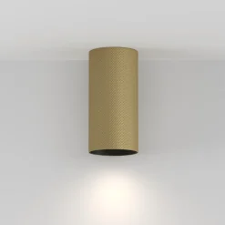 Maytoni artisan faretto da soffitto cilindro oro satinato