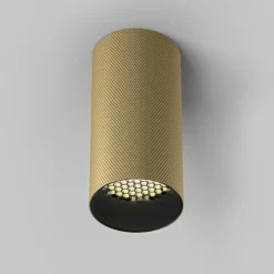 Maytoni artisan faretto da soffitto cilindro oro satinato