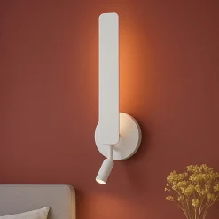 Maytoni combo applique bianco per comodino led da 3000k a 6000k