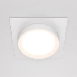 Maytoni faretto da incasso a soffitto hoop bianco rotondo gx53 maytoni