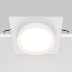 Maytoni faretto da incasso a soffitto hoop bianco rotondo gx53 maytoni