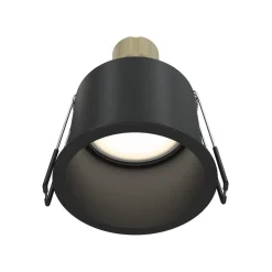 Maytoni faretto da incasso a soffitto rotondo nero reif