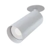 Maytoni faretto da incasso focus cilindro bianco orientabile