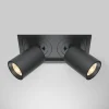 Maytoni faretto da incasso nero hidden led 20w 3000k per controsoffitto