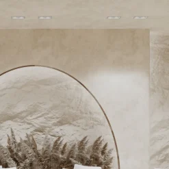 Maytoni faretto da soffitto atom cestello da incasso 2 luci bianco