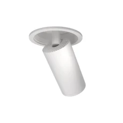 Maytoni faretto focus bianco cilindro orientabile da incasso a soffitto