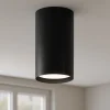 Maytoni focus faretto da soffitto cilindro nero gu10