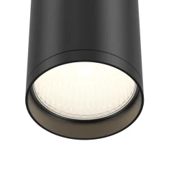 Maytoni focus faretto da soffitto cilindro nero gu10