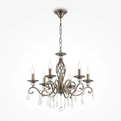 Maytoni grace lampadario con pendenti 6 luci