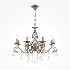 Maytoni grace lampadario 8 luci per camera da letto