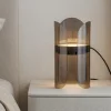 Maytoni insight lampada abat-jour moderna nera bidirezionale led 3000k