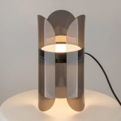 Maytoni insight lampada abat-jour moderna nera bidirezionale led 3000k