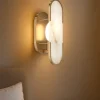 Maytoni marmo applique per camera da letto colore oro