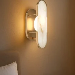 Maytoni marmo applique per camera da letto colore oro