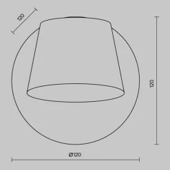 Maytoni pixel applique da comodino camera da letto led 3000k